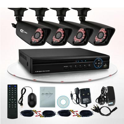 China Remote HDMI Home 4 IR 900TVL 8CH CCTV DVR Video Surveillance Cameras System for sale