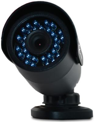 China Black Color Varifocal IR Bullet Camera , Full HD AHD CCTV Camera for sale