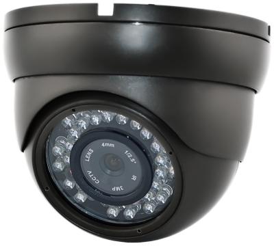 China CMOS 2.5'' Wide Angle 420TVL - 700TVL Fixed Plastic IR Security Dome Cameras for sale