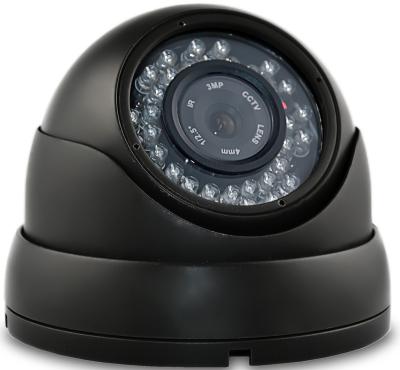 China CMOS 2.5'' Night CCTV Security Camera , 3.6MM Fixed Lens Plastic Dome Camera for sale