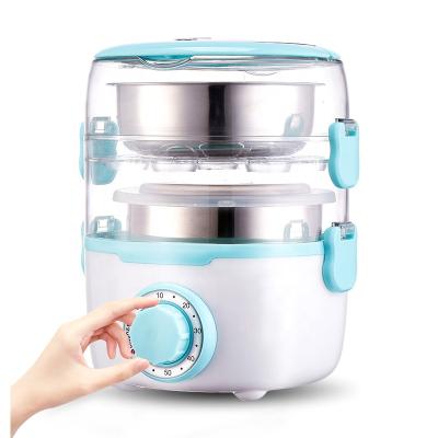 China Sustainable Custom Mini Portable Electric Rice Cooker Lunch Box Factory Quality Stainless Steel for sale