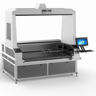 中国 Discount price Auto feed Large format CCD camera Vision textile CO2 laser cutting machine 販売のため