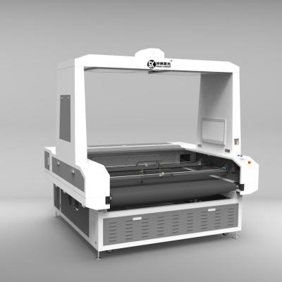 China Fabric leather co2 laser cutter auto feeding textile laser cutting machine in China for sale