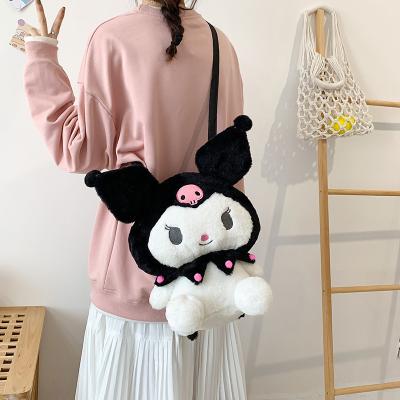 China Kulomi Backpack Netflix Sanrio Plush Sanrio Plush Toy Cartoon Duffel Bag Doll Sanrio Figure Toys Soft Plush Toy for sale