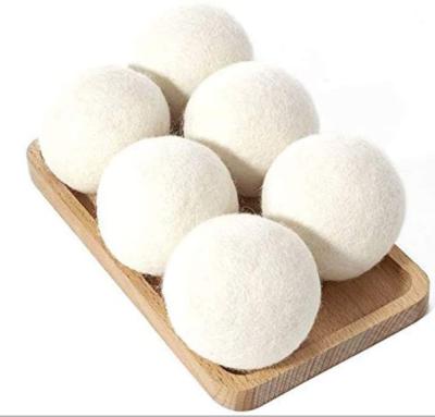 China Hot Sale Eco-fiendly Wool Drying Balls In Laundry Wool Dryer Balls for sale