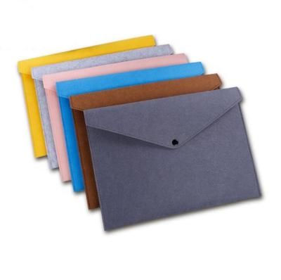 China A4 Document Holder Felt File Folder Felt Document Bag A4 Felt Document Bag Felt File Bag for sale