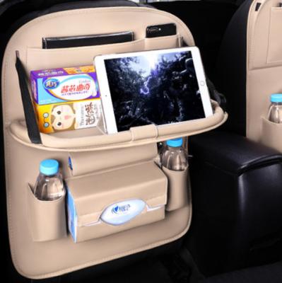 China Multipocket Car Rear Seat Organizer Convenient Bag Universal Auto Back Seat Magazine Holder for sale