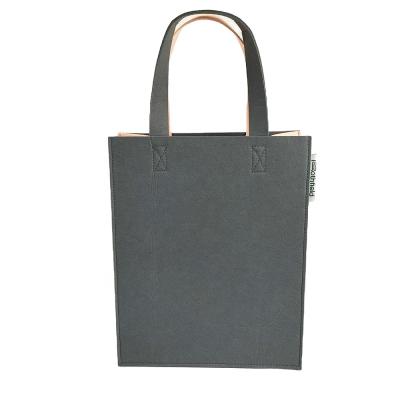 China 2022 New Folding Trend Ladies Fashion Felt Bags Handbag Felt Tote Bag For Felt Customer Shopping Tote for sale