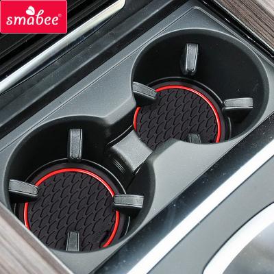 China Waterproof / SMABEE Door Slot Cup Mat For BMW X5 X6 F15 Durable Anti-Slip 2014 | 2018 X5M X6M M Power Accessories Non-Slip Mats Rubber Door Pad for sale