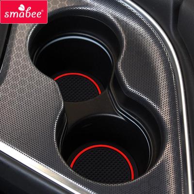 China CHALLENGER durable anti-skid 2015 | 2019 Car SMABEE Door Slot Mat For Dodge Non-Slip Sticker Cup Coaster Accessories Cup Holders Mats for sale