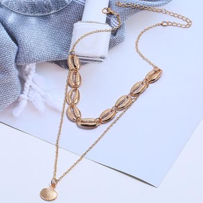 China Fashion Fashion Sea Style Necklaces Combine Gold Choker Necklaces Chains Necklaces KQXL019 for sale