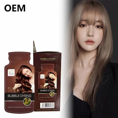 China OEM 100ml Professional Hair Color Cream Hair Dye Packaging Pcs Form Label Origin BLOND Type GUA Working Grey Days ISO Special TSY009C for sale