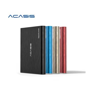 China Tool Free Installation Acasis Aluminum HDD Enclosure Case 2.5 SATA To USB 3.0 Hard Drive For SSD Disk HDD Box With USB Cable for sale