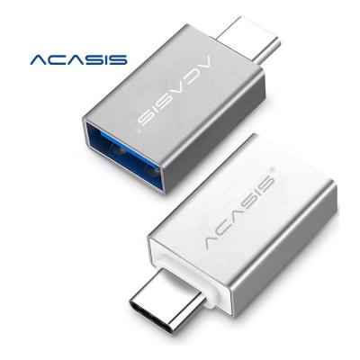 China Type C Mobile Phone Acasis USB Micro USB OTG Adapter To Type-C Adapter Charging Cable Converter For Mobile Phone USB C OTG Adapter for sale