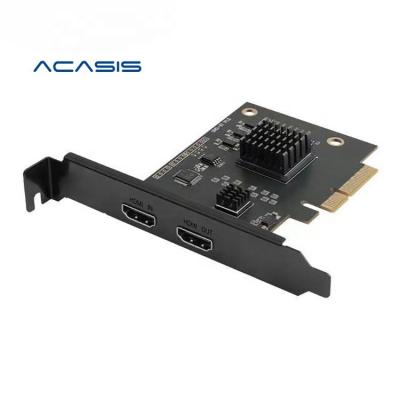 China High Quality Metal Acasis PCIe HD Video Capture Card 4K-60Hz For Live Streaming for sale