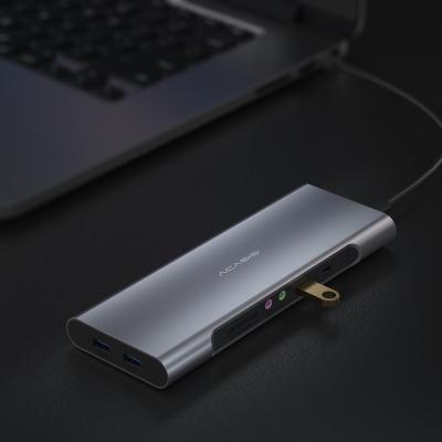 China Dropshipping ACASIS Aluminum Plug & Play Type C 12 in 1 Multiport USB Hub Smart Docking Station for Macbook Laptop for sale