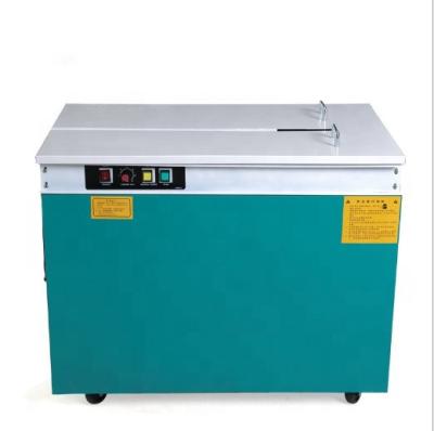 China Plastic Semi Automatic Food Strapping Carton Strapping Machine For Commodity for sale