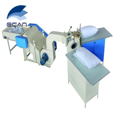 China Pillow Filling CE Certificated Automatic Filling Pillow And Sofa Cushion Filling Machine EFC-700 With Capacity 50-60kg/h for sale