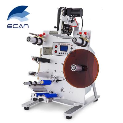 China food round bottle labeling machine labeler semi-automatic labeling registering machine SL-130 for sale