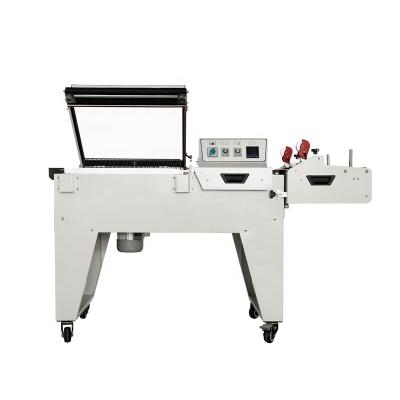 China Hot sales food shrink wrap machine DFM5540 2 in 1 shrink packaging machine with L sealer for sale