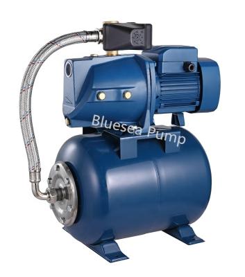 China Drinking Water Treatment 0.5hp 1.0hp 1.5hp High Pressure Automatic Single Stage Jet Pump With Flexible Hose & Tank & Pressure Switch for sale