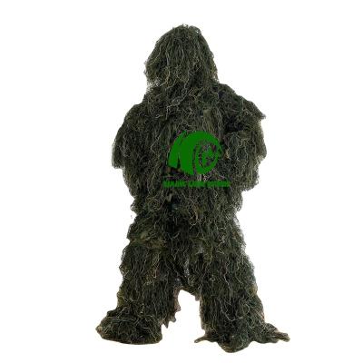 China For Outdoor Ghillie Suit Lightweight Hunting Suit Woodland Hunting Camouflage Clothing Camouflage Ghillie Suit For Hunting for sale