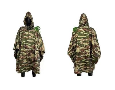 China Military Waterproof Bachelorette Gear Outdoor Bachelorette Camouflage Coating Poncho for sale