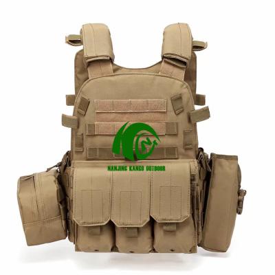 China Outdoor Camping Traveling Hiking Kango Hot Selling Camouflage Military Bulletproof Ballistic Vest Hunting Travel Vest Tactical Vest For Outdoor for sale