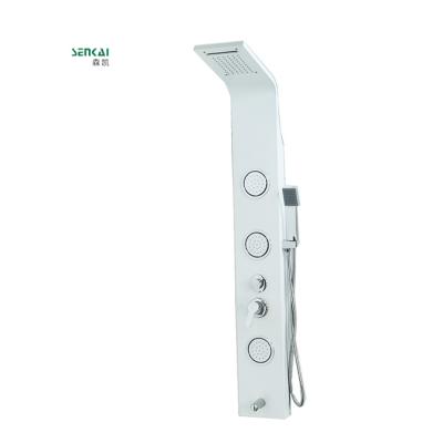 China With White Three-Round SZ28 Five-speed Sliding Bar Apartment Room Shower Panel for sale