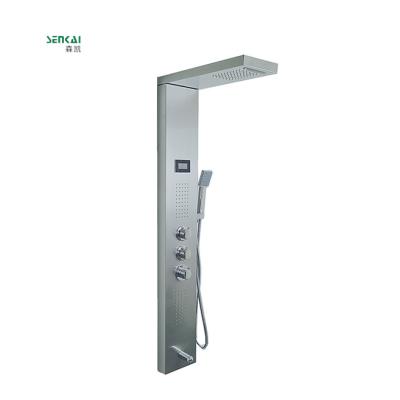 China With SZ19 sliding bar shower panel theme suite constant temperature intelligent 50-hole five-speed back massage for sale