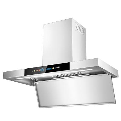 China New Hotel Model 900mm Electric Chimney Island Hood Extractor For Kitchen for sale