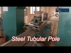 Painting Steel Tube Tubular Pole Galvanized Powder Coating