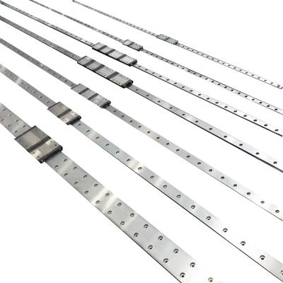 China Long Operating Life Miniature low noise and low price linear guides rails 100mm-1000mm and linear guideway block for cnc machinery accessory for sale