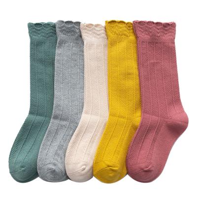 China Hotsale Breathable Printed Mid-tube Kids Cotton Breathable Sweat Absorbent Slouch Socks for sale