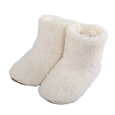 China 2021 Light Fabric Indoor Shoes Comfortable Warm Non-slip Hairy Sherpa Indoor Fur Shoes For Women for sale