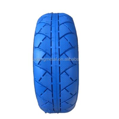 China Flat Free High Quality Pneumatic Wheel Colored Tire 4.10/3.50-4 for sale