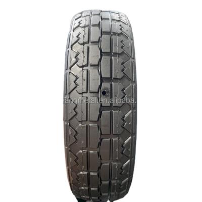 China 10x2.75 Semi-pneumatic with plastic hub semi-solid rubber tire for sale