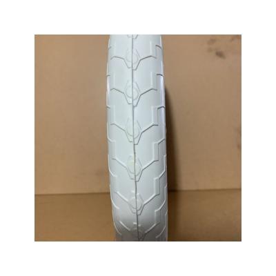 China Customized Cheap Semi-pneumatic Rubber Wheel Semi-pneumatic with steel rim 16 inch tubeless tire for sale