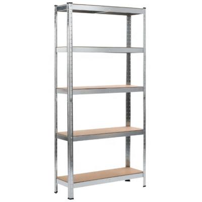 China Heavy Duty Modern Displan Racks 4 Tier Metal Storage Rack Adjustable Steel Shelving Rack Corrosion Protection for sale