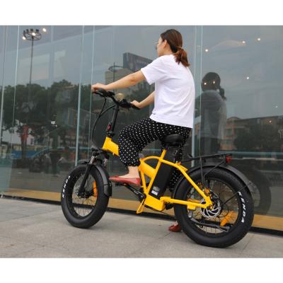 China Bafang Motor 500w Fat Tire E Bike Aluminum 20 Inch Folding Ebike Electric Bicycle Dirt Bike For Sale for sale