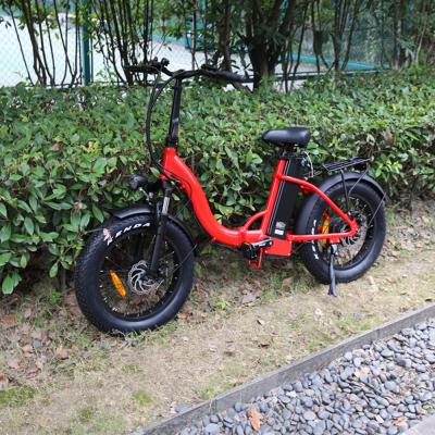 China Fat 20 inch aluminum beach cruiser ebike ebike 500W lady electric bicycle folding electric bicycle for sale