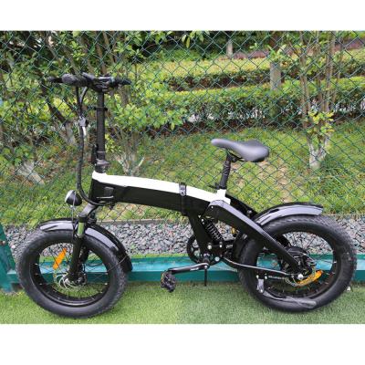 China Coolest adult aluminum alloy electric folding mountain bike 500 watt fat tire foldable ebike electric city bike for sale