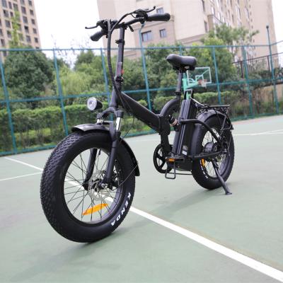 China fat tire aluminum alloy folding bike electric bikes 750w bici electrica full suspension electrica 20 inch foldable electric bicycle for sale