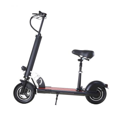 China Fashion Unisex Adult Cross Terrain Folding Design 350w 36v Electric Scooter With Seat Eu Warehouse for sale