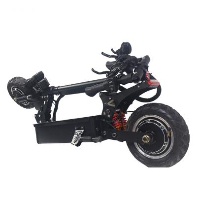 China Best Performance 1000w 2400w Foldable Electric Scooter 10inch Tire Off Road Unisex Scooter Fat Double Motor for sale