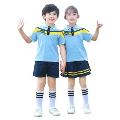 China Latest Pure Color Viable Hot Selling Pure Color Children School Uniform School Jersey Uniform for sale