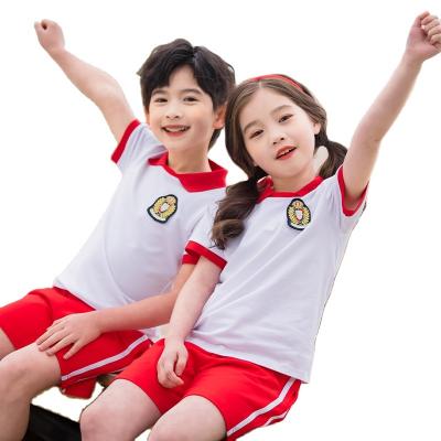 China New Fashion Style Lovely Kids Boys Girls Primary School Uniform Viable Custom Made School Uniforms for sale