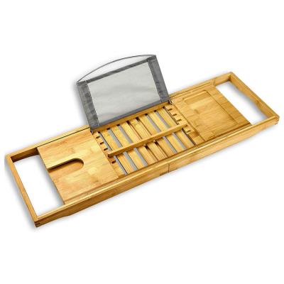 China Modern Type B Bathtub Good Quality New Arrivals Bamboo Telescopic Stand for sale