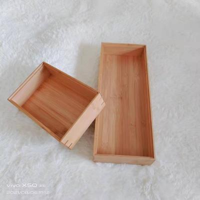 China Small production viable multifunctional photo technology bamboo storage box for sale