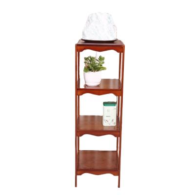 China Viable Special Hot Selling Four Layers Salon Storage Bamboo Chinese Classical Flower Racks for sale